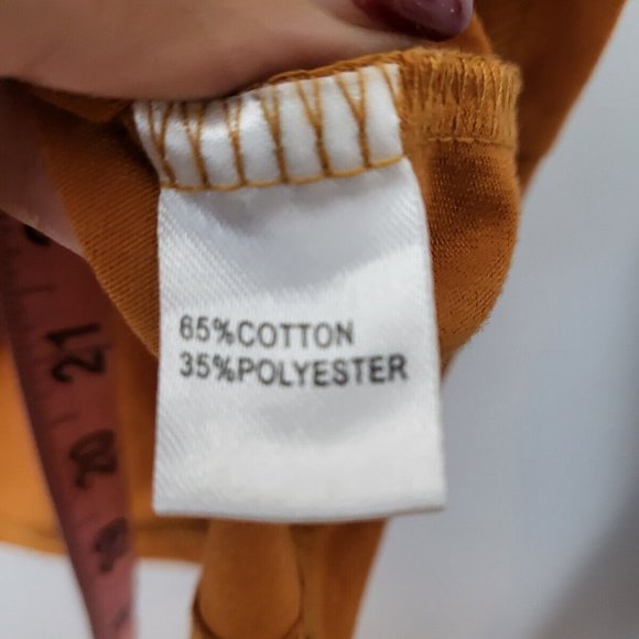 EUC Shein Cruisin American Style Burger City Graphic Orange Tee T-Shirt Size L - Picture 10 of 12